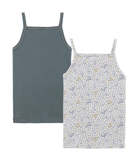 Little girl's strap vest duo variante 1