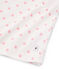 Girls' starry pink short pyjamas in cotton. MARSHMALLOW white/GRETEL pink