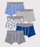 Boys' Paris Cotton Boxer Shorts - 5-Pack variante 1