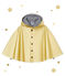 Mixed baby's rain cape DORE yellow