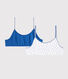 Girls' Mini Hearts Bralettes - 2-Piece Set