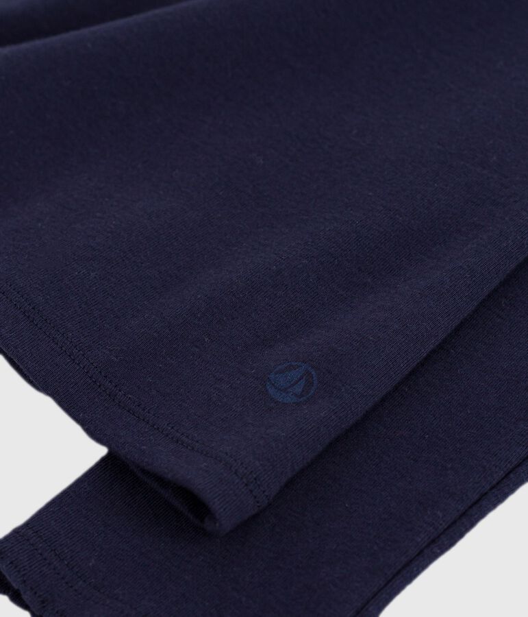 Women's Iconic long-sleeved cotton cocotte stitch T-shirt blue