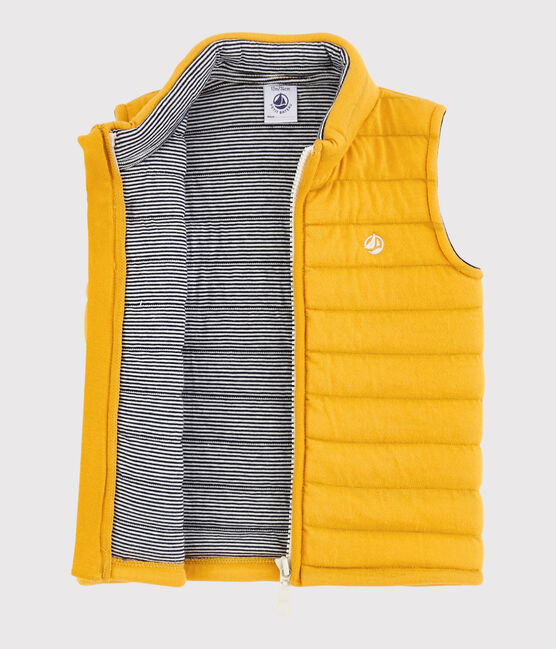 Baby boy's sleeveless jacket BOUDOR yellow