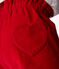 Babies' plain corduroy shorts TERKUIT red
