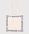 canvas tote bag white/blue