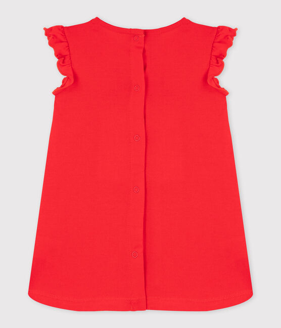 Baby girls' embroidered dress PEPS red