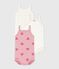 Pack of babies' strappy cotton bodies variante 1