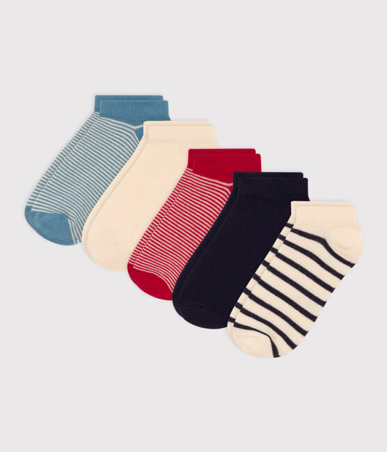 Children's Cotton Jersey Striped Socks - 5-Pack variante 1