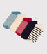 Children's Cotton Jersey Striped Socks - 5-Pack