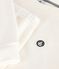 Women's plain cotton terry pyjamas MILK Ecru