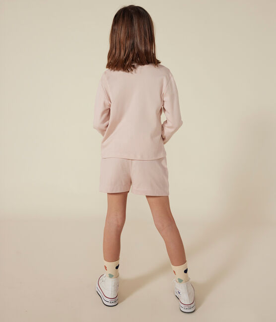 Girls' Cotton Cardigan SALINE pink