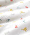 Babies' Colourful Animal Patterned Organic Cotton Sleeping Bag MARSHMALLOW white/MULTICO white