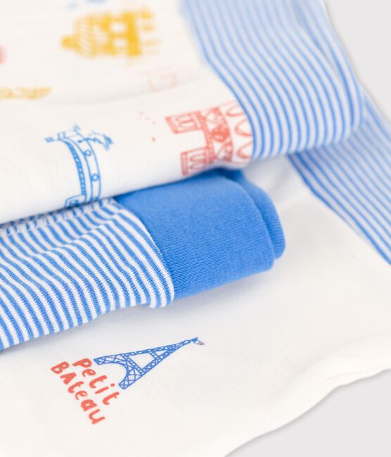 Boys' Paris-Themed Cotton Boxer Shorts - 3-Pack variante 1