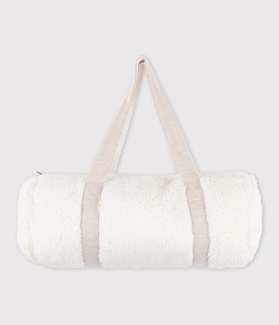 Duffle bag in sherpa MARSHMALLOW PRIME white