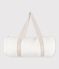 Duffle bag in sherpa MARSHMALLOW PRIME white