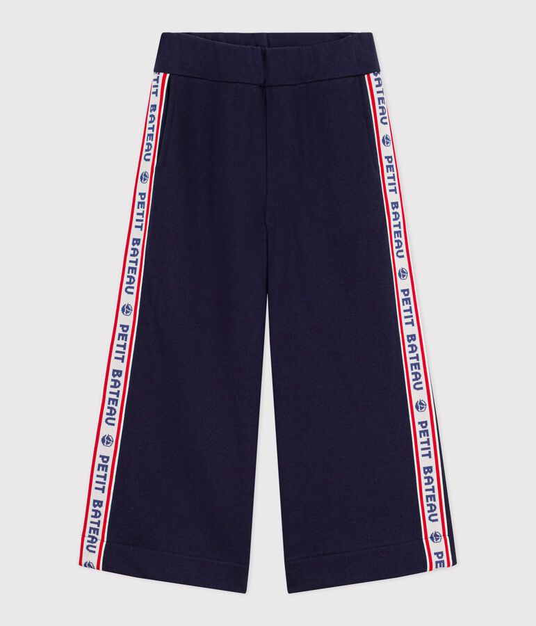Children's cotton jogging bottoms SMOKING blue