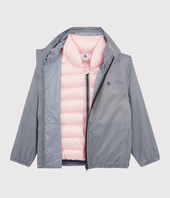 3-in-1 recycled children's windbreaker MINOIS pink