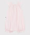 Babies' short plain cotton jumpsuit FLEUR pink