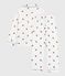 Children's buttoned printed cotton pyjamas MARSHMALLOW /OLYMPIC /MULTICO