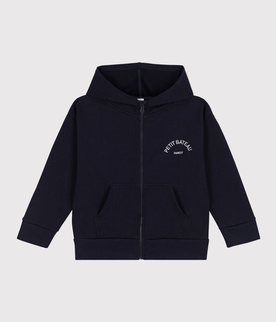 Boys' Zip-Up Hoodie SMOKING blue