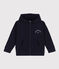 Boys' Zip-Up Hoodie SMOKING blue