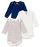 Baby girl's long sleeved body trio variante 1
