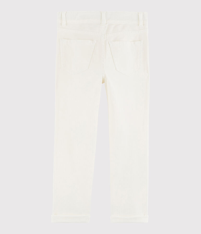 Boys' Serge Trousers white