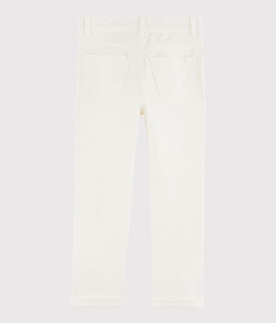 Boys' Serge Trousers MARSHMALLOW white