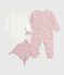 Babies' floral-print velour gift set variante 1