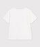 Children's short-sleeved printed t-shirt white