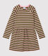 Girls' Long-Sleeved Cotton Dress