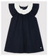 Baby Girls' Ribbed Bodysuit with Collar