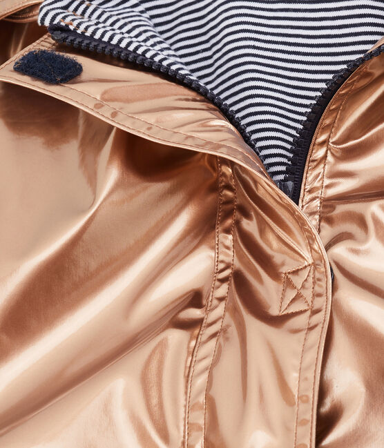 Girls' raincoat COPPER