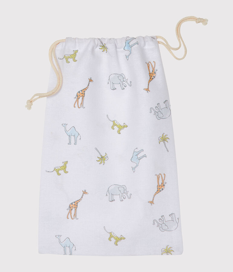 Animal print pouch blue