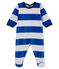 Baby boy's sleepsuit LIMOGES blue/POUSSIERE grey