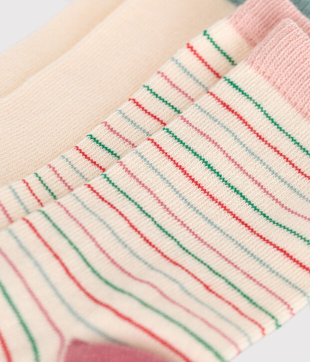 Children's stripy socks - 2-pack multicolor