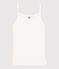 Women's Iconic Organic Cotton Strappy Top ECUME white