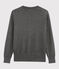 Women's shiny cotton jumper CITY black/ARGENT grey