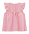 Baby girls' striped blouse JOUE pink/ECUME white