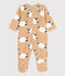 Fleece onesie for baby TRENCH /MULTICO