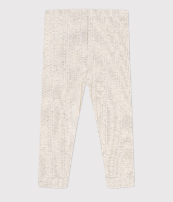 Babies' Cotton Leggings MONTELIMAR CHINE beige