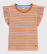 Girls' Striped Cotton T-Shirt
