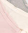 Children's High-Waisted Openwork Cotton Knickers - 3-Pack variante 1