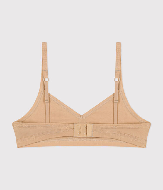 Soutien-gorge triangle en coton enfant TRENCH beige