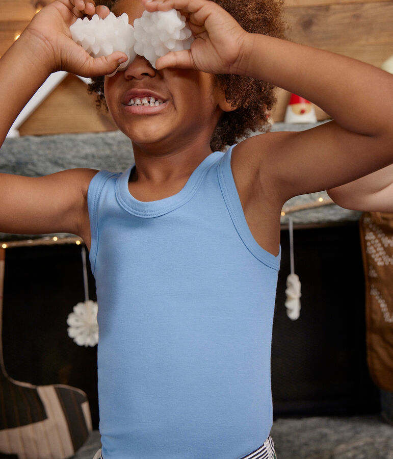 Boys' Cotton Vests - 3-Pack multicolor