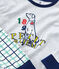 Boys' Tube Knit and Rib Knit Pyjamas MARSHMALLOW white/MULTICO white