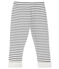Unisex Baby's Print Tube Knit Trousers. MARSHMALLOW white/SMOKING blue