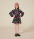 Little girl's long-sleeved flannel dress