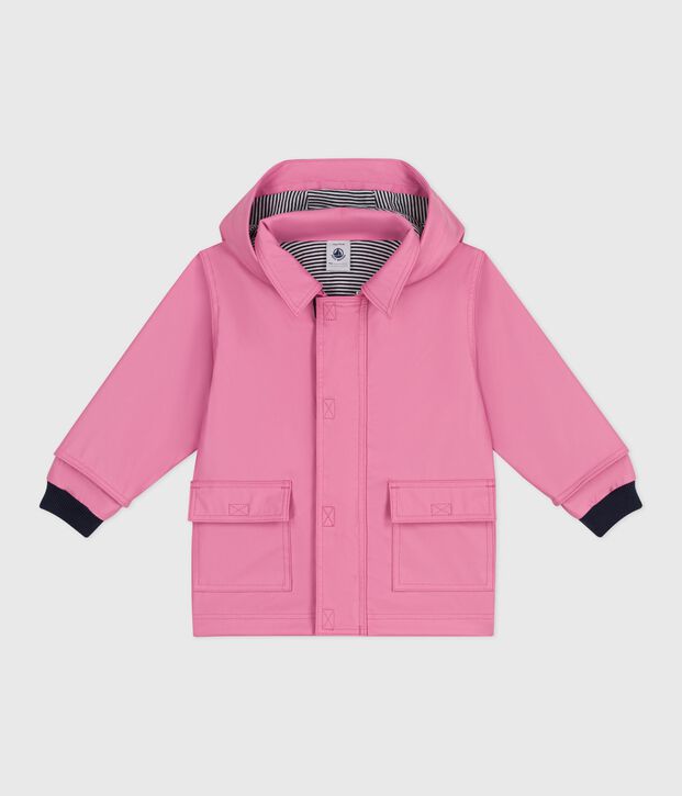Babies' iconic plain raincoat pink