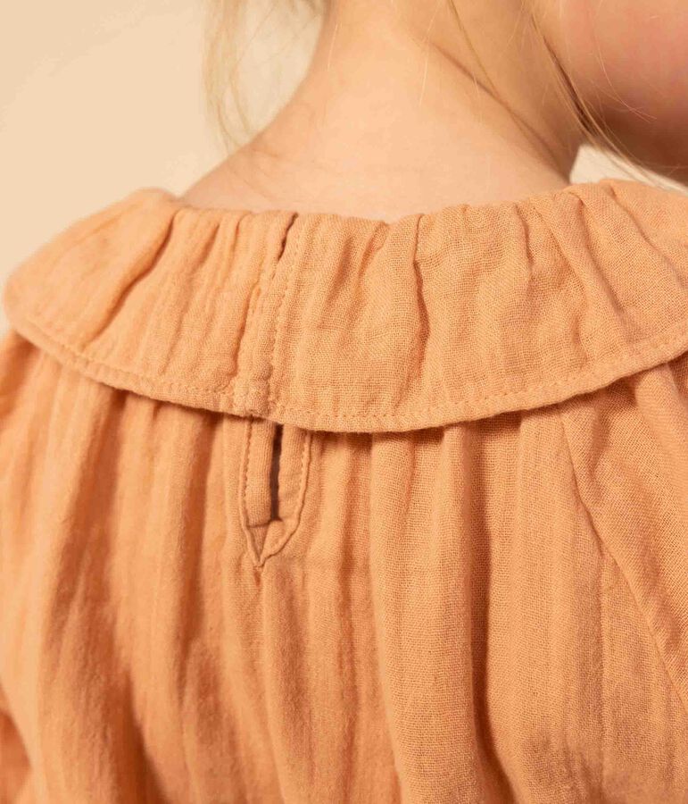 Girls' cotton gauze blouse SIENNA pink